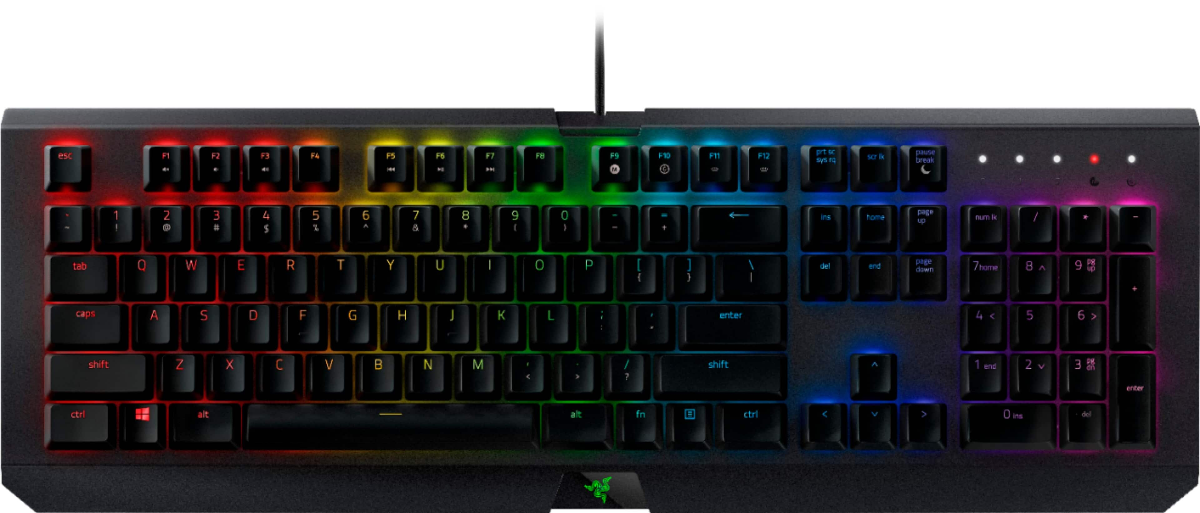 Razer BlackWidow Wired Mechanical Gaming Keyboard for PC, Chroma RGB  Lighting, Black 