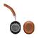 Alt View 11. Master & Dynamic - MW50 Wireless On-Ear Headphones - Silver Metal/Brown Leather.
