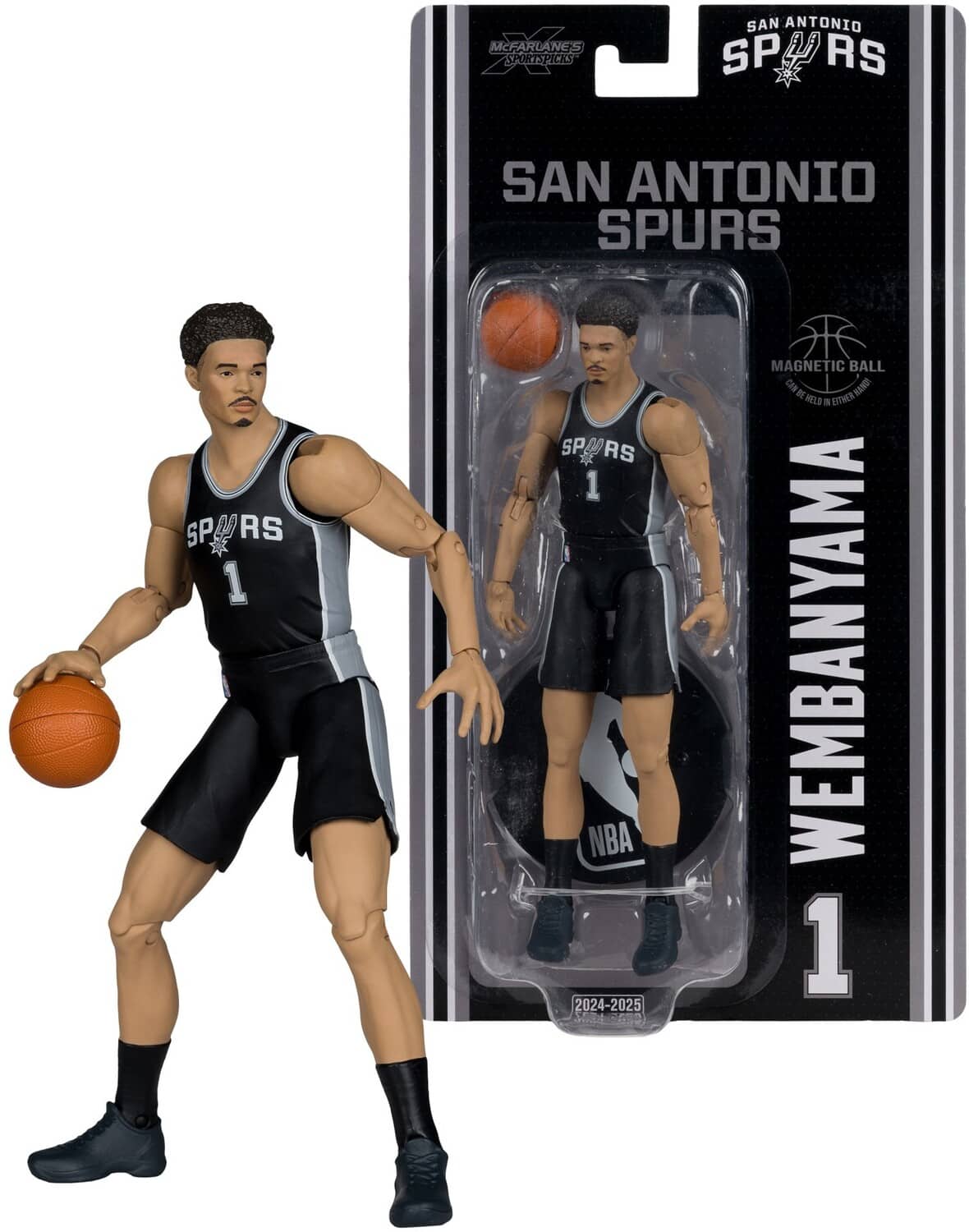 "McFarlane Toys - McFarlane SportsPicks - NBA - Victor Wembanyama (San Antionio Spurs) 6"" Action Figure - COLLECTIBLES - Multicolor" price history on PriceWatchPro