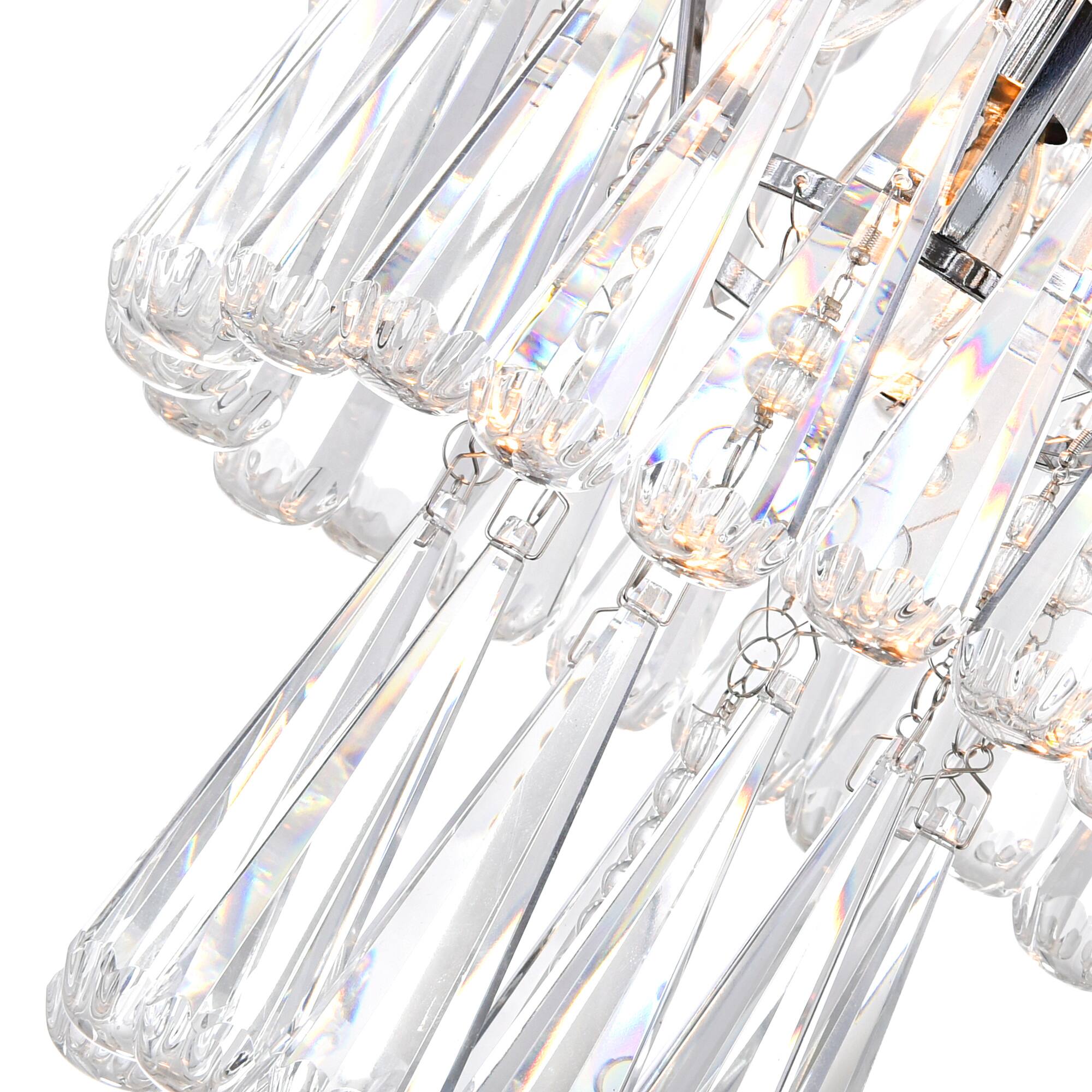Alt View 1. CWI Lighting - Vast 13 Light Down Chandelier With Chrome Finish - Chrome.
