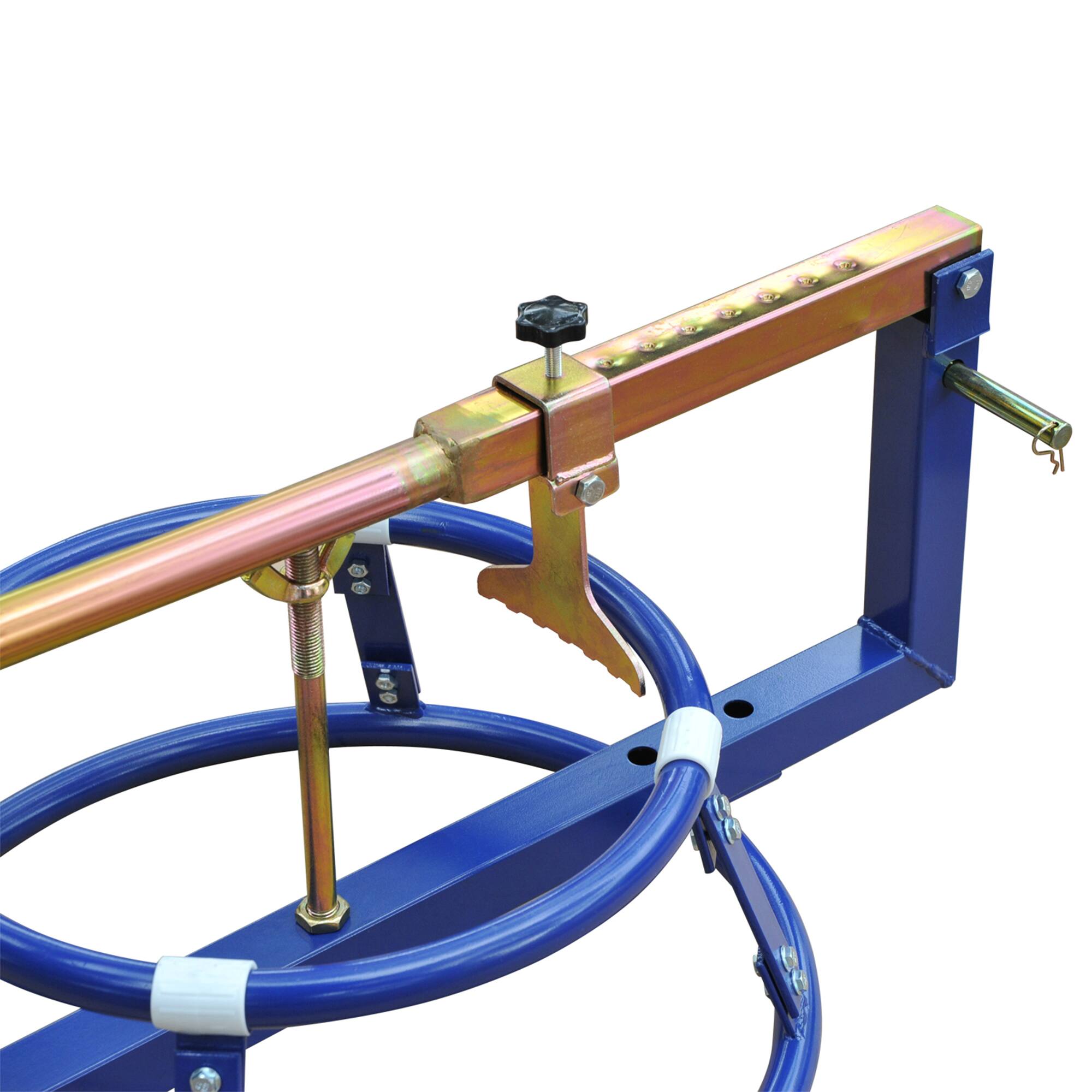 Alt View 7. Homcom - Motorcycle Tire Changer Stand with Adjustable Bead Breaker, Fit for 16-22in Tyres - Blue.