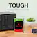 TOUGH
Superior 1 Million Hours MTBF
SEAGATE
IRONWOLF PRO
