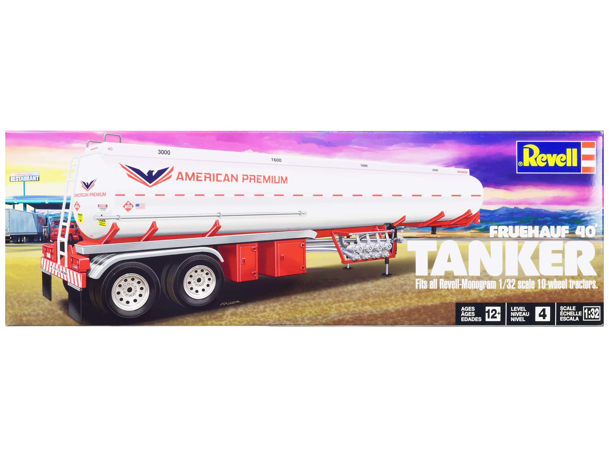 Level 4 Model Kit Fruehauf 40' Tanker Trailer 1/32 Scale Model by Revell price history on PriceWatchPro
