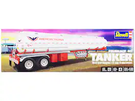 Level 4 Model Kit Fruehauf 40' Tanker Trailer 1/32 Scale Model by Revell - Multicolor
