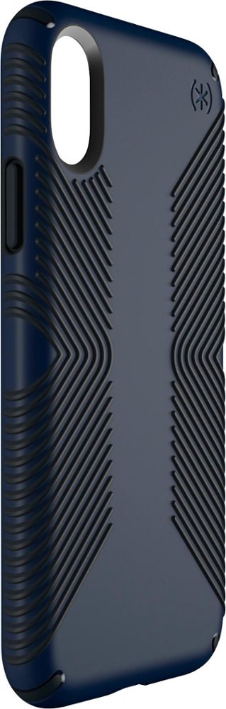 presidio grip case for apple iphone x and xs - black/blue