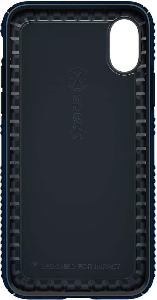 presidio grip case for apple iphone x and xs - black/blue presidio grip case for apple iphone x and xs - black/blue