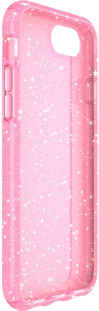 presidio clear + glitter case for apple iphone 6, 6s, 7 and 8 - clear/glitter/bella pink presidio clear + glitter case for apple iphone 6, 6s, 7 and 8 - clear/glitter/bella pink