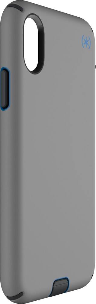 presidio sport case for apple iphone x and xs - gray/cobalt blue presidio sport case for apple iphone x and xs - gray/cobalt blue