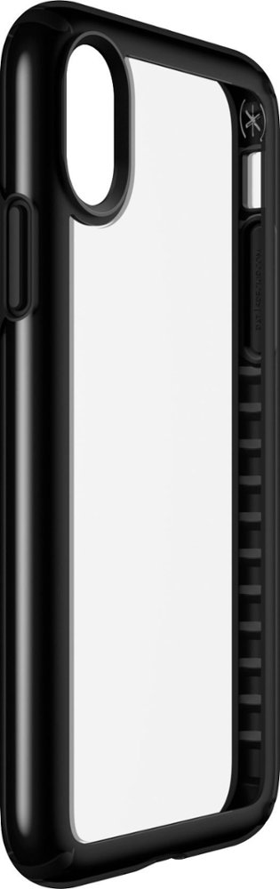 presidio show case for apple iphone x and xs - black/clear