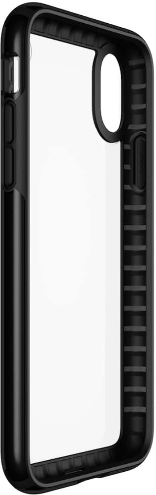 presidio show case for apple iphone x and xs - black/clear