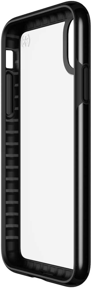 presidio show case for apple iphone x and xs - black/clear