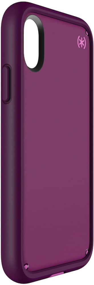 presidio ultra case for apple iphone x and xs - eggplant/hibiscus/mangosteen