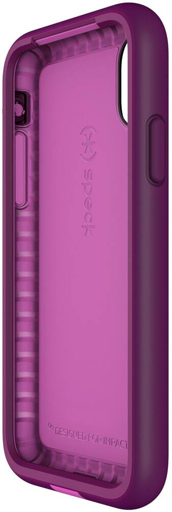 presidio ultra case for apple iphone x and xs - eggplant/hibiscus/mangosteen