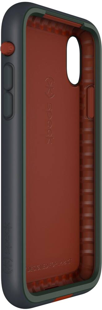 presidio ultra case for apple iphone x and xs - terracotta/asphalt/field