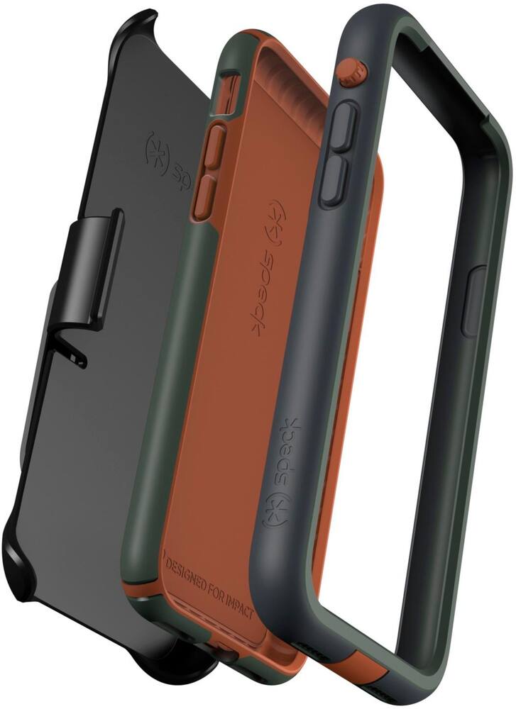 presidio ultra case for apple iphone x and xs - terracotta/asphalt/field presidio ultra case for apple iphone x and xs - terracotta/asphalt/field