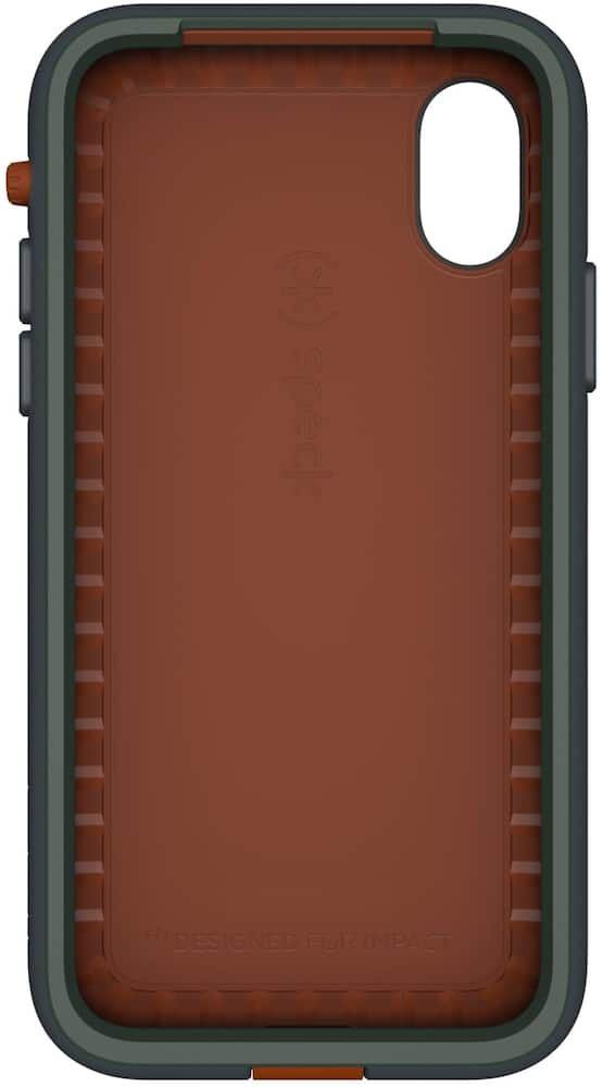 presidio ultra case for apple iphone x and xs - terracotta/asphalt/field