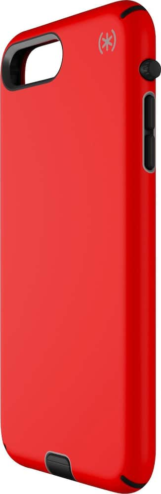 presidio sport case for apple iphone 7 plus and 8 plus - black/poppy red