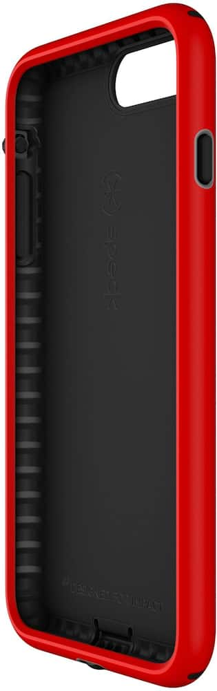 presidio sport case for apple iphone 7 plus and 8 plus - black/poppy red