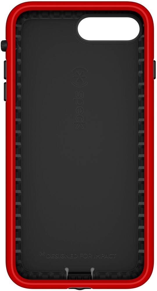 presidio sport case for apple iphone 7 plus and 8 plus - black/poppy red presidio sport case for apple iphone 7 plus and 8 plus - black/poppy red