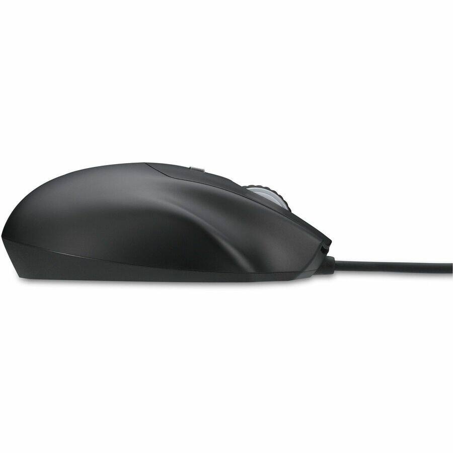 Alt View 5. Kensington - Kensington Pro Fit Ergo MY435 EQ Wired Mouse - PC, Mac - Mid Size Mouse - Optical - Cable - Black - USB Type C - 2400 - Black.