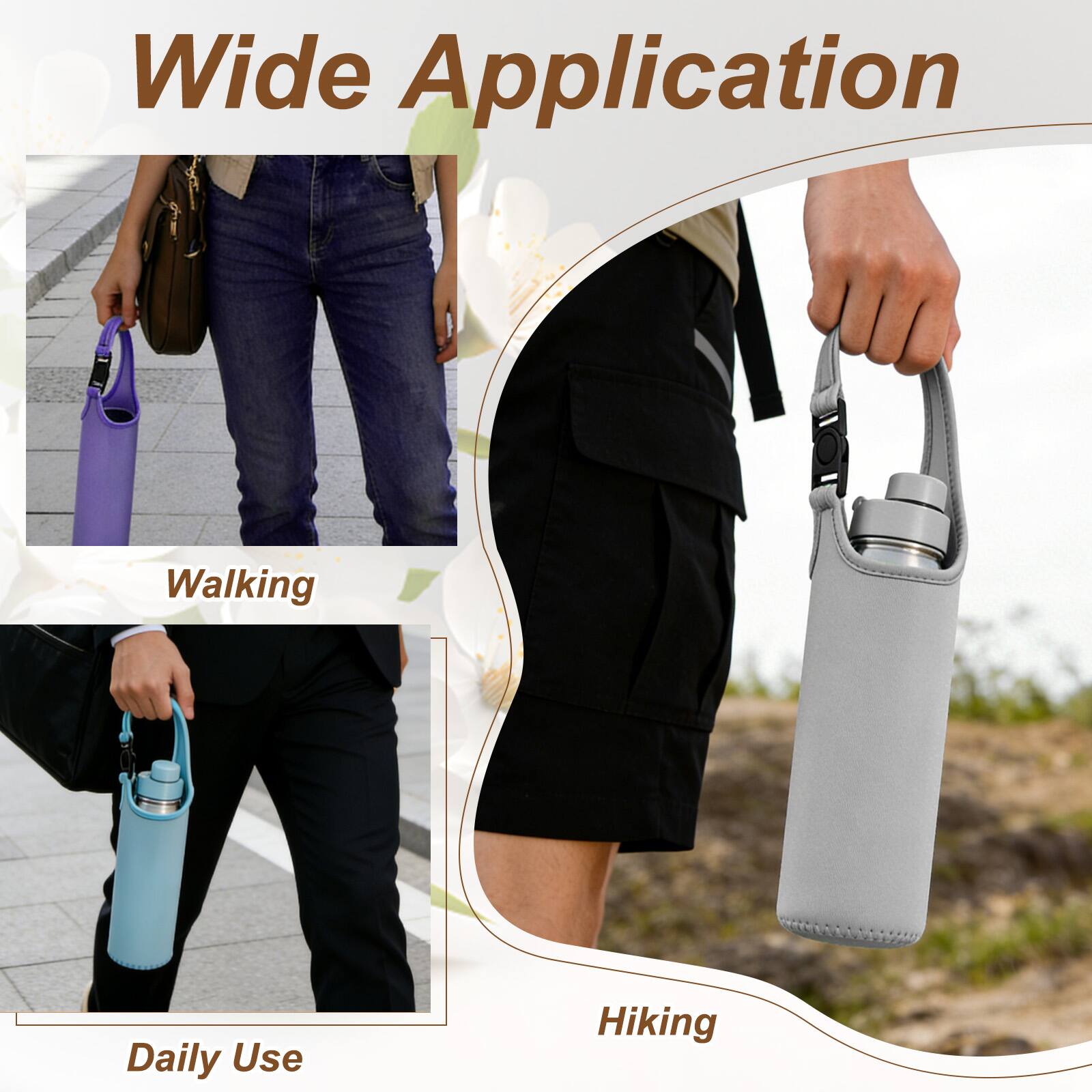 Wide Application  
Walking  
Daily Use  
Hiking
