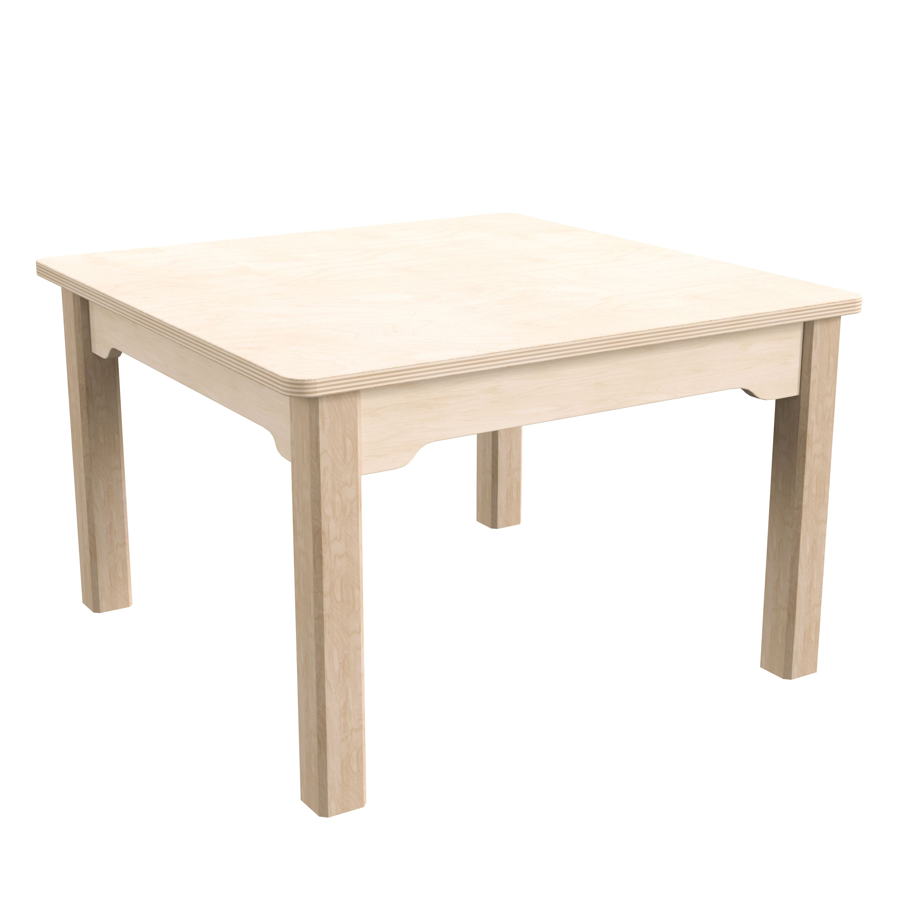 "Flash Furniture - Bright Beginnings Commercial Grade Wooden Square Preschool Classroom Activity Table, (23.5""W x 14.5""H), Beech - Natural" price history on PriceWatchPro