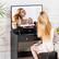 Alt View 2. CloudRest Pro - Makeup Vanity Desk with 5 Drawers and Charging Station Vanity Table and Chair LED Mirror Stepless Dimmable,Black - Black.
