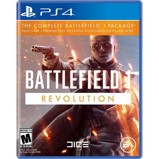 Battlefield 1 Revolution - PlayStation 4 - Front_Zoom