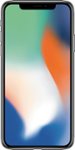 Front. Apple - iPhone X 64GB - Silver.