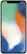 Front. Apple - iPhone X 64GB - Silver.