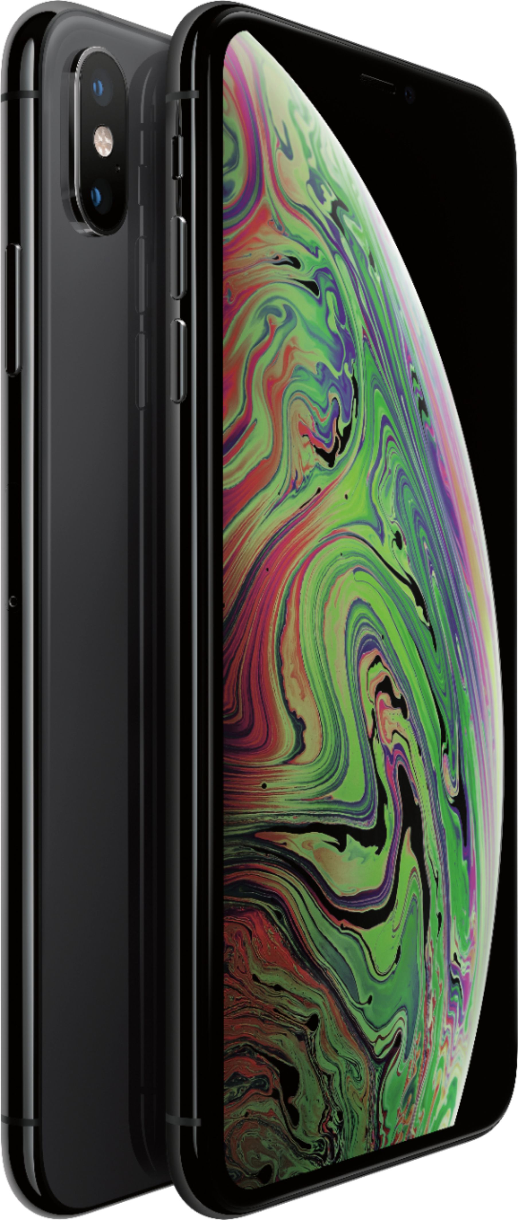 Apple Iphone Xs Max 64gb Space Gray At T Mt592ll A Best Buy