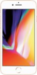 Front Zoom. Apple - iPhone 8 64GB - Gold (Sprint).