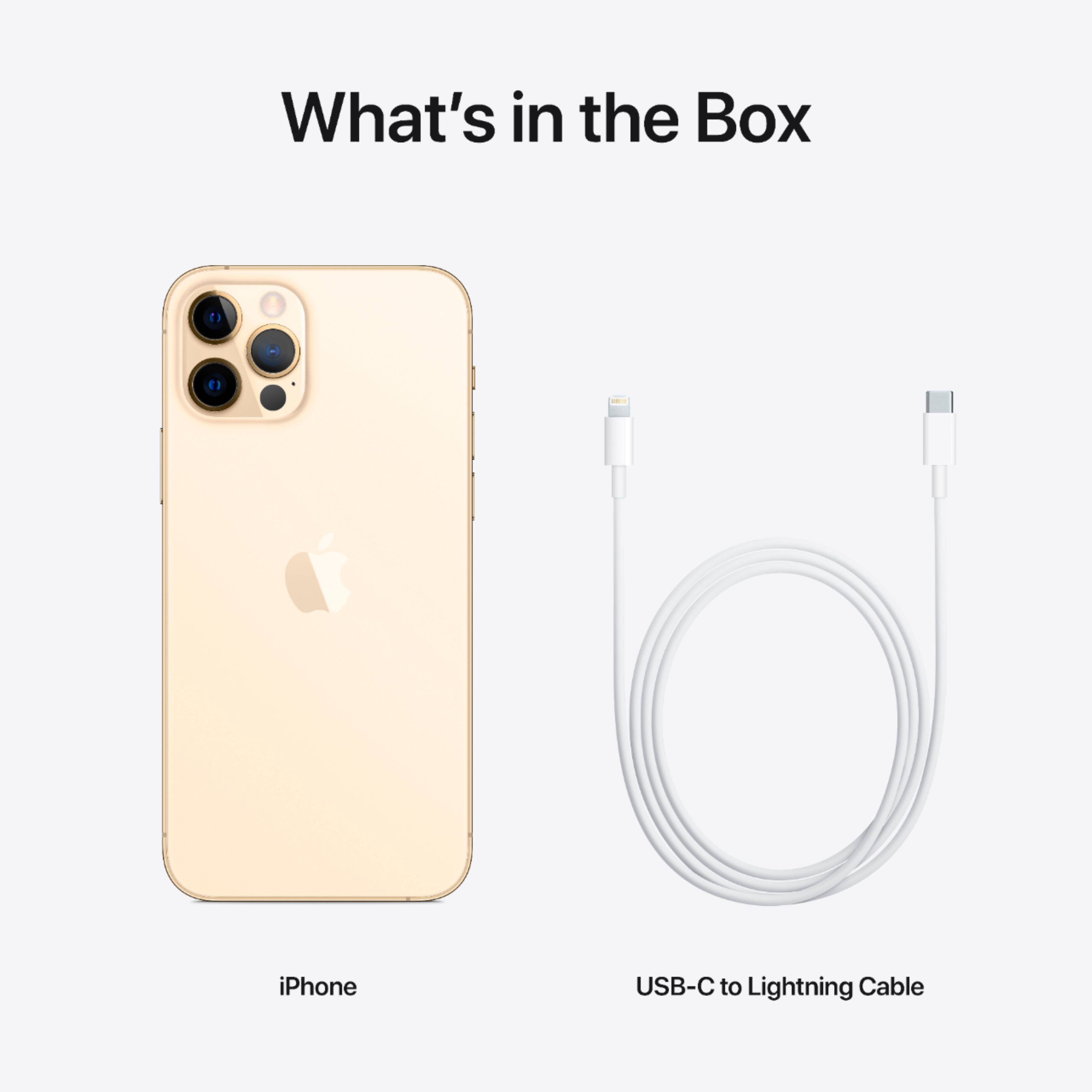 Alt View 14. Apple - iPhone 12 Pro 5G 512GB - Gold.