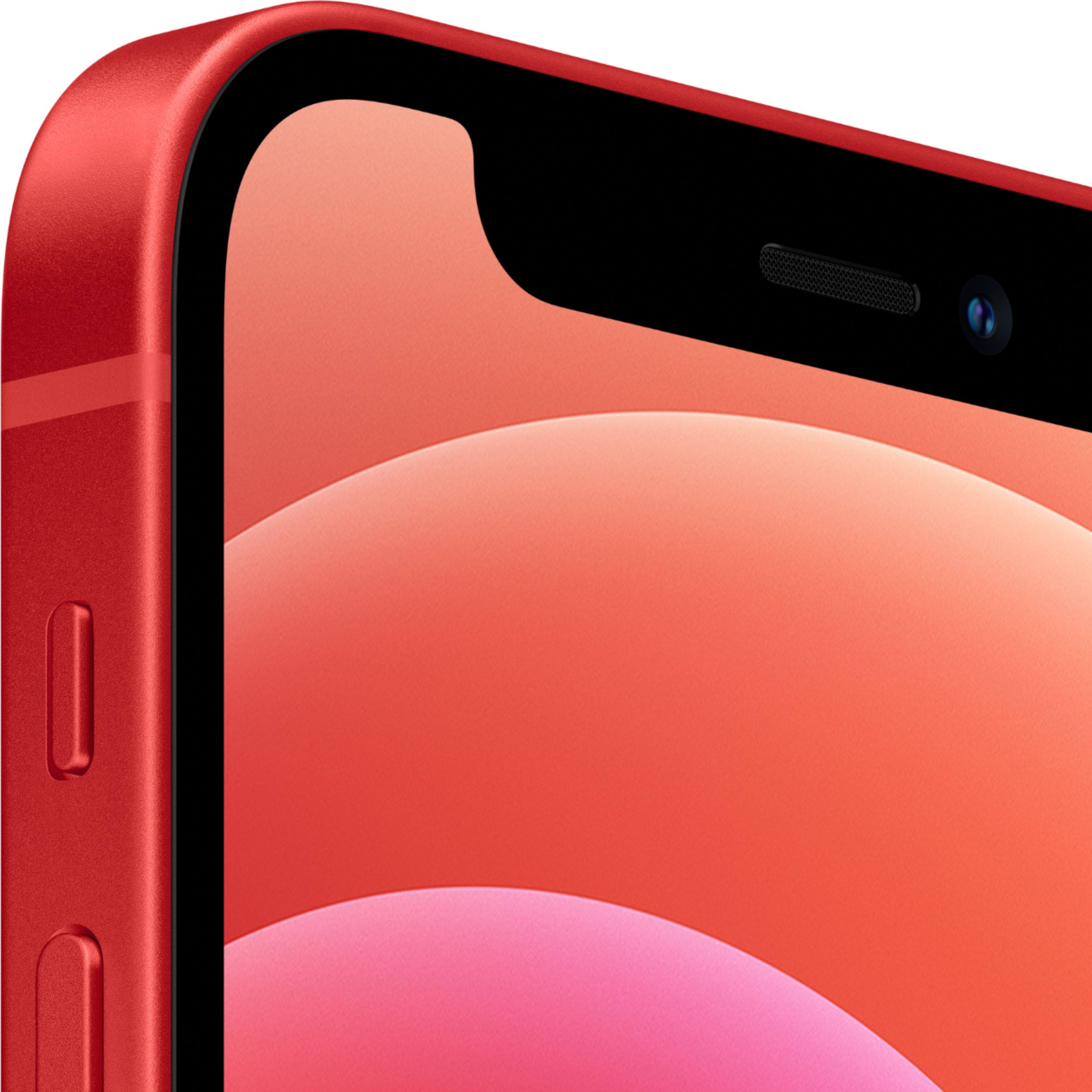 Alt View 11. Apple - iPhone 12 mini 5G 64GB - (PRODUCT)RED.