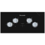 Front. Thermador - Masterpiece Series 30" Built-In Electric Cooktop with 4 elements - Stainless Steel.