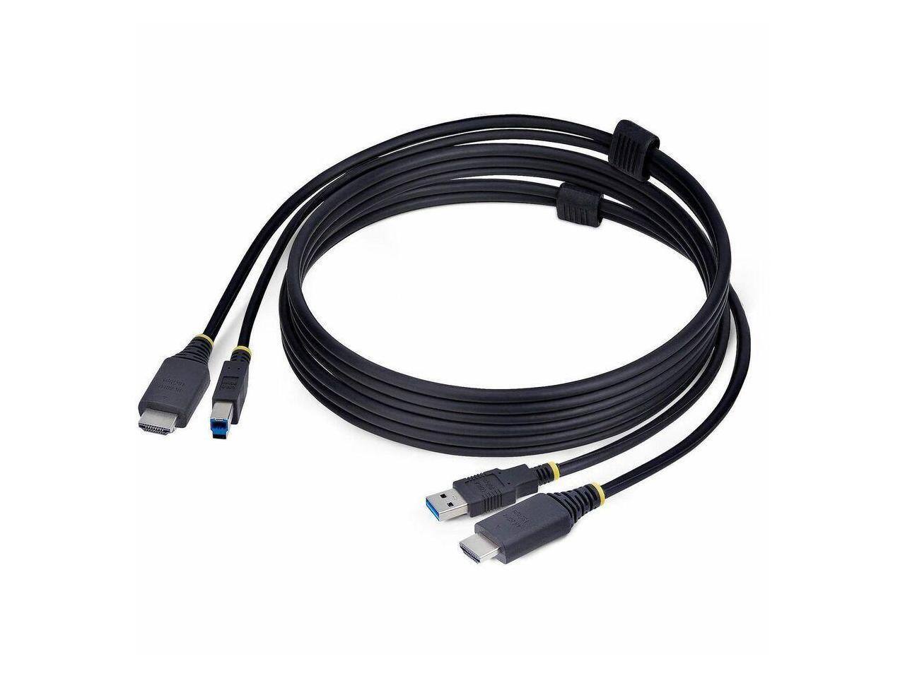 Alt View 1. StarTech.com - StarTech 6ft HDMI/USB 5Gbps KVM Cable, 4K 60Hz, HDMI 2.0 & USB Combo for KVM Switches.