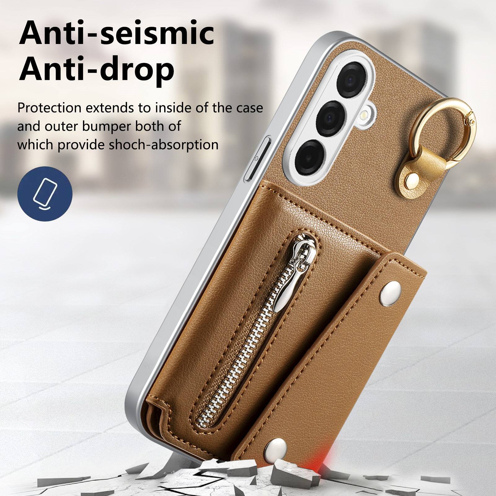 Anti-seismic Anti-drop Protection extends to inside of the case and outer bumper both of which provide shock-absorption