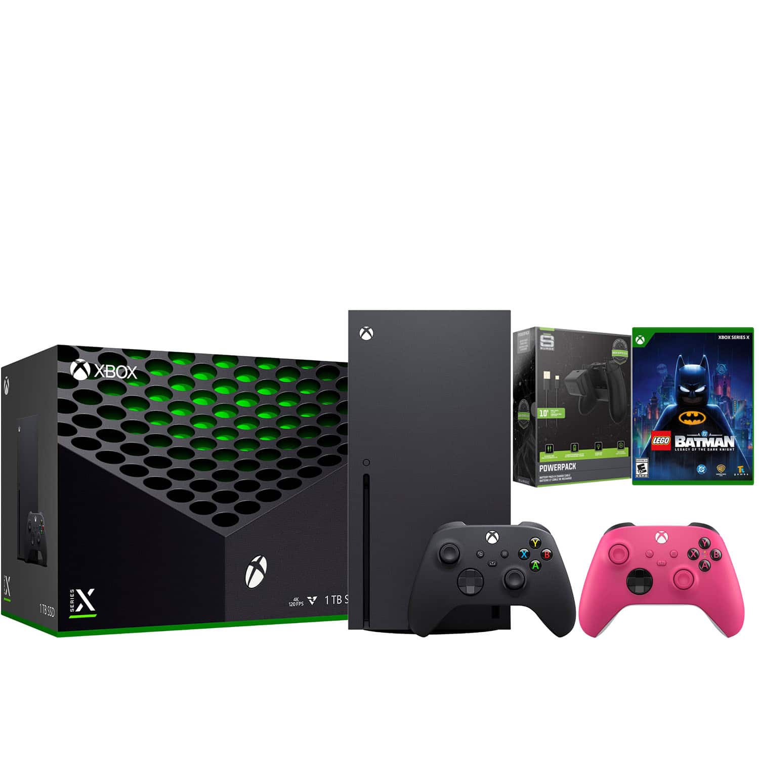 Xbox Series X 1TB Disc Console with LEGO Batman, Extra Controller