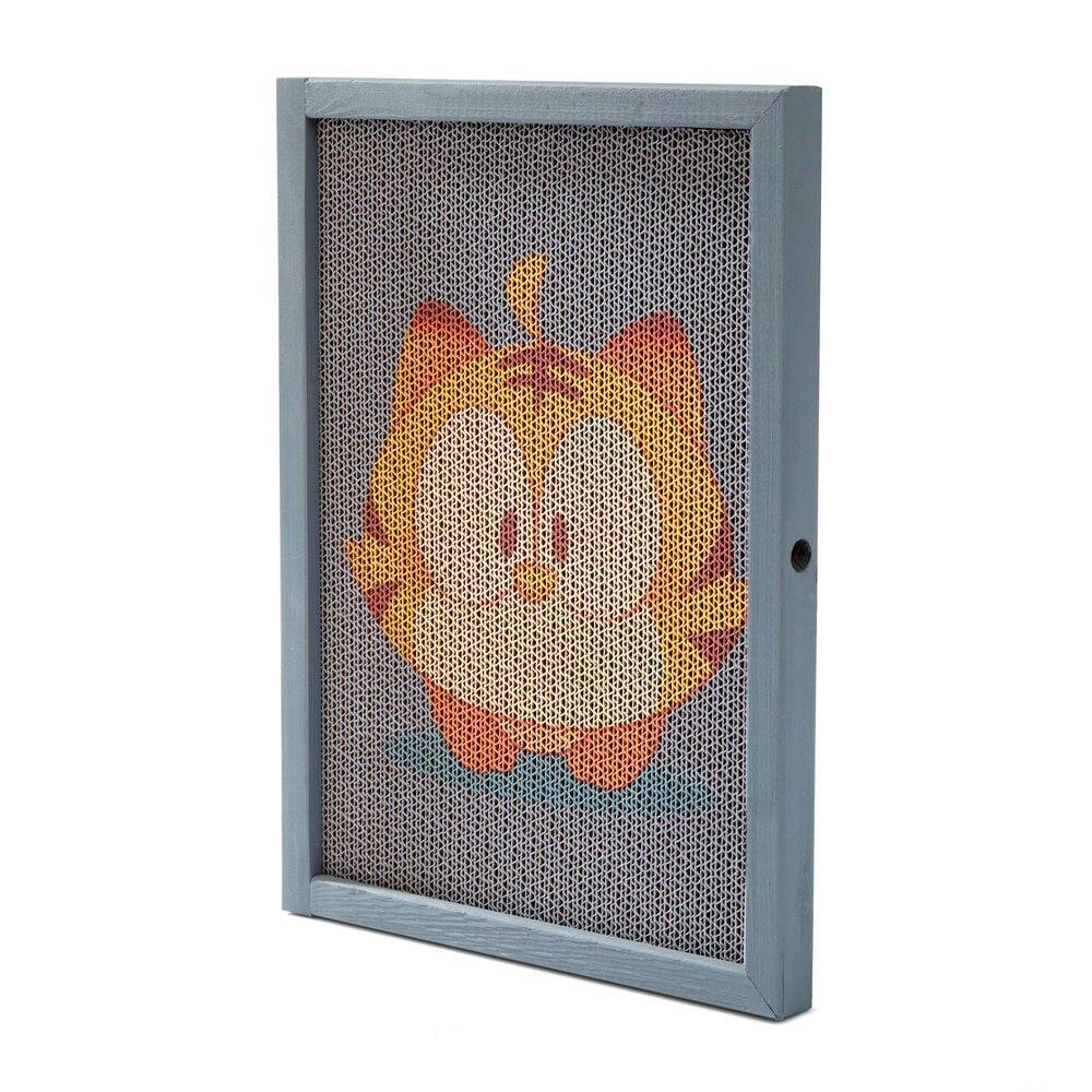 Alt View 5. Resenkos - Resenkos Cat Scratching Post With Fun Patterns, 7 Reusable Mats, Pet Activity Center, Gray - Gray.