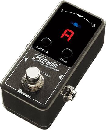 Biguini Chromatic Tuner
FLAT/DISP.
CALIB.
Y PASS
Ibanez