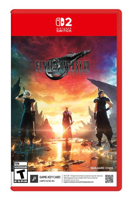 FINAL FANTASY VII REBIRTH (Day One Edition Includes Exclusive Magic: The Gathering—FINAL FANTASY Promo Card) - Nintendo Switch 2