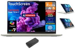 Lenovo - Yoga 7 2-in-1 Laptop 16.0 WUXGA (AMD Ryzen AI 5 340, 16GB LPDDR5X, 1TB M.2 PCIe SSD, Win 11 Pro) - Seashell