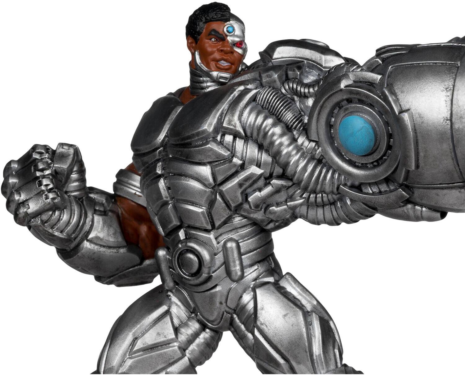 Alt View 3. DC Direct - McFarlane Toys - DC Direct - Todd's Mods - Cyborg Collector Vinyl Figure   - COLLECTIBLES - Multicolor.