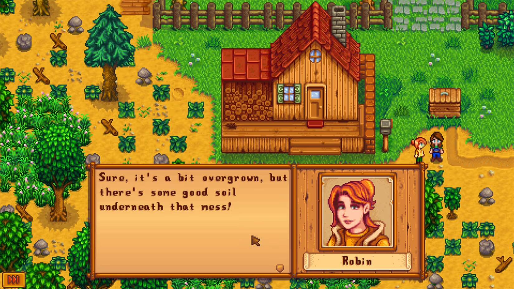 Sure, it's a bit overgrown, but there's some good soil underneath that mess!

Robin