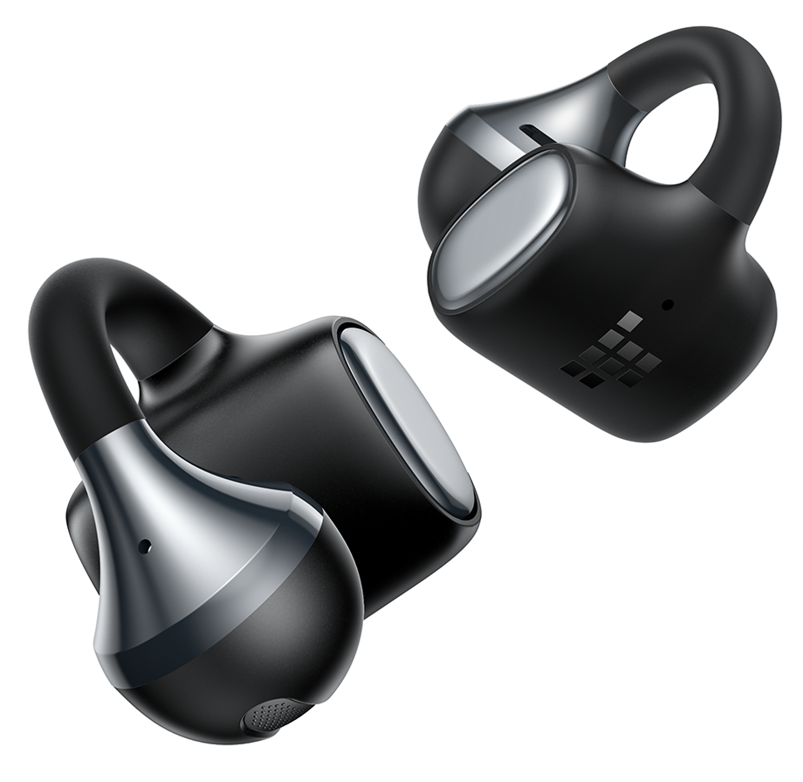 Alt View 1. Tronsmart - OpenFly Clip 2 Open Ear Earbuds, Clip-On Headphones for Running Workout, Hi-Res LDAC Audio, Bluetooth 6.0, 32H Playtime - Black.
