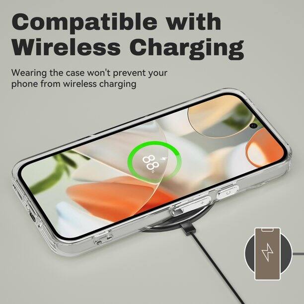 Compatible with Wireless Charging
Wearing the case won't prevent your phone from wireless charging