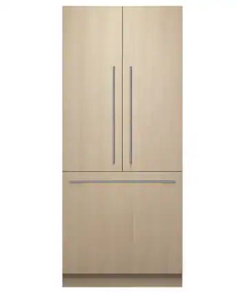 Front. Fisher & Paykel - 36 " Counter-Depth 25 Cu Ft Smart Integrated French Door Refrigerator/Freezer - Panel Ready.