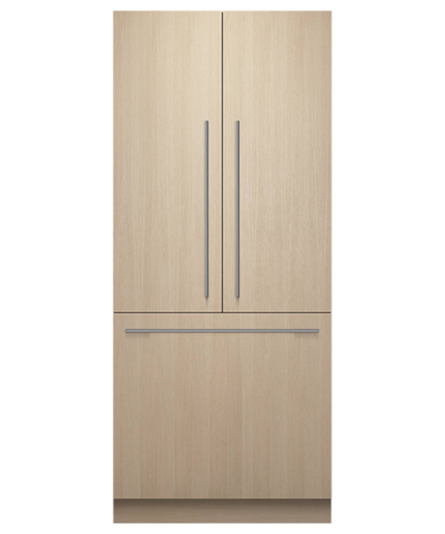 Front. Fisher & Paykel - 36 " Counter-Depth 25 Cu Ft Smart Integrated French Door Refrigerator/Freezer - Panel Ready.