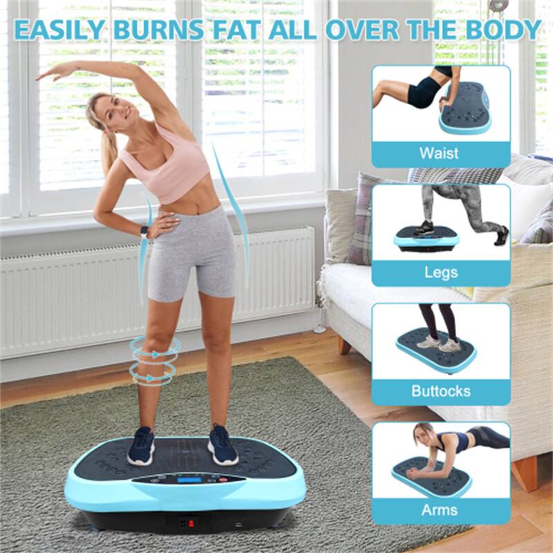 EASILY BURNS FAT ALL OVER THE BODY  
Waist  
Legs  
Buttocks  
Arms