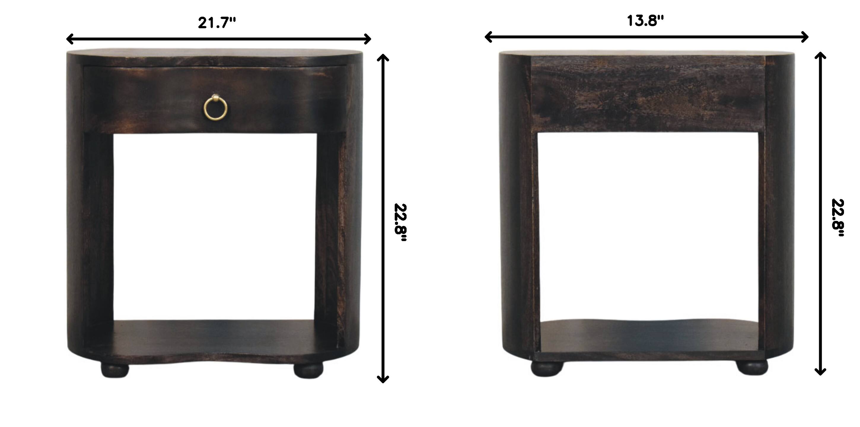 21.7" 13.8" 22.8" 22.8"